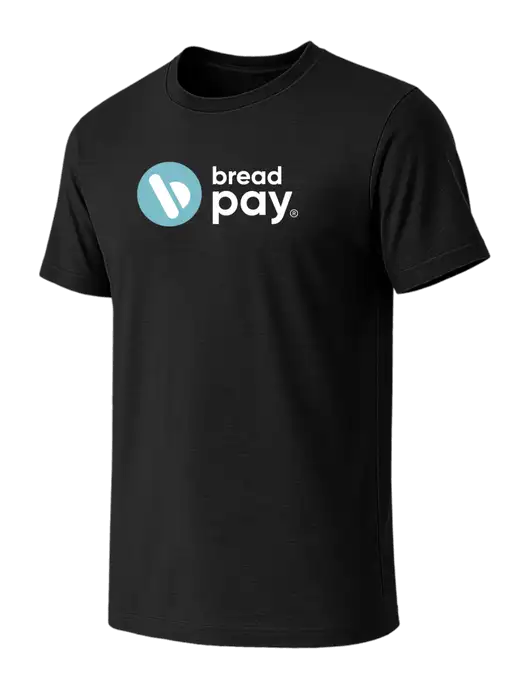BELLA+CANVAS Black CVC Short Sleeve Tee w/Bread Pay Logo
