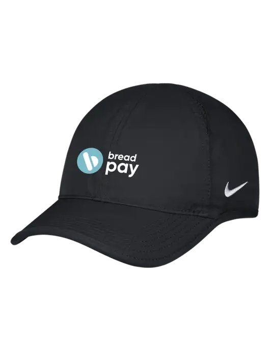Nike Black Featherlight Cap w/Bread Pay Logo