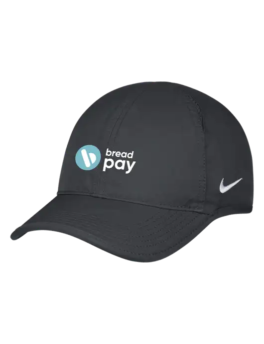Nike Charcoal Featherlight Cap w/Bread Pay Logo