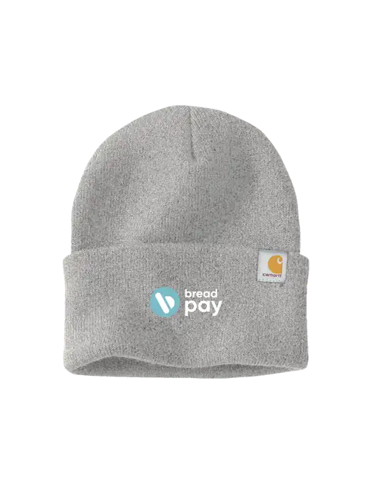Carhartt Light Grey Heather Watch Cap 2.0 w/Bread Pay Logo