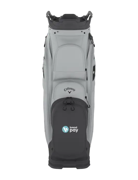Callaway Org 14 Light Grey Cart Golf Bag  w/Bread Pay Logo