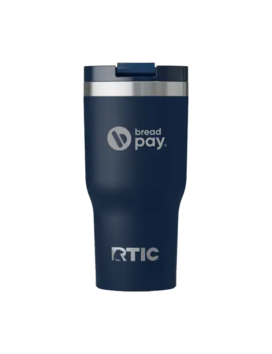 RTIC Essential 20 oz Navy Tumbler w/Bread Pay Logo