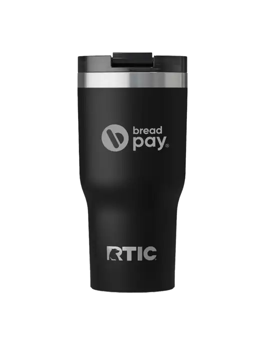 RTIC Essential 30 oz Black Tumbler w/Bread Pay Logo