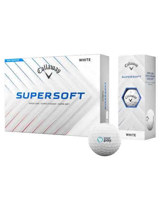 Callaway Supersoft Golf Balls 12/pk w/Bread Pay Logo