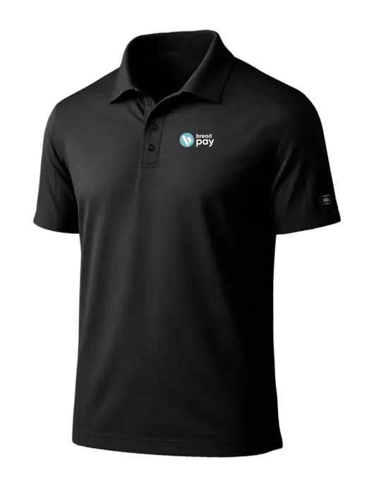 OGIO Linear Black Polo w/Bread Pay Logo