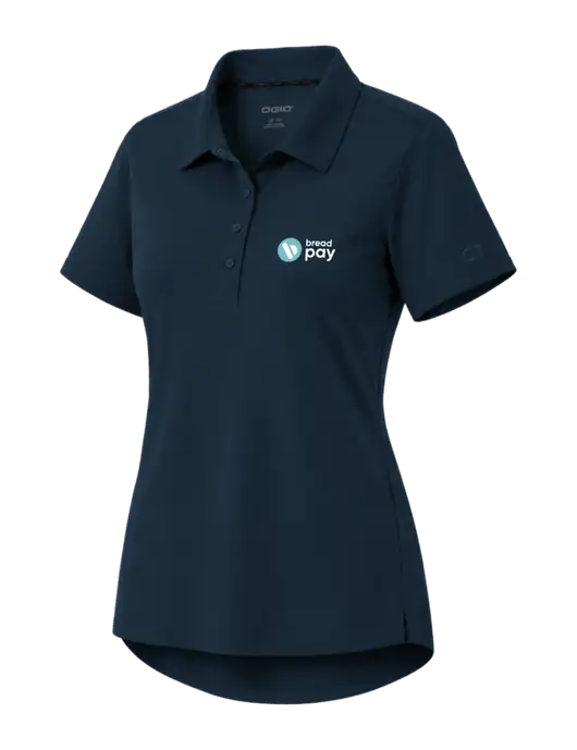 OGIO Womens Envision Dark Navy Polo w/Bread Pay Logo