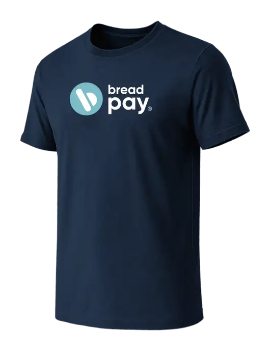 BELLA+CANVAS Navy CVC Short Sleeve Tee w/Bread Pay Logo