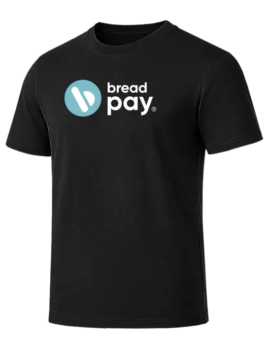 Allmade Black Heavyweight 6.75 oz Cotton T‑Shirt w/Bread Pay Logo