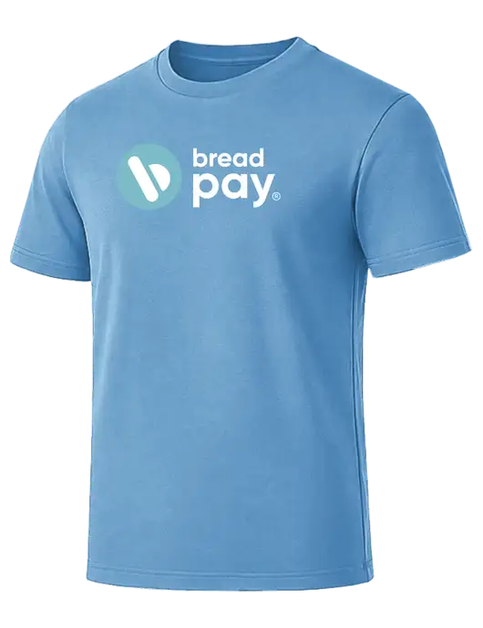 Allmade Light Blue Heavyweight 6.75 oz Cotton T‑Shirt w/Bread Pay Logo