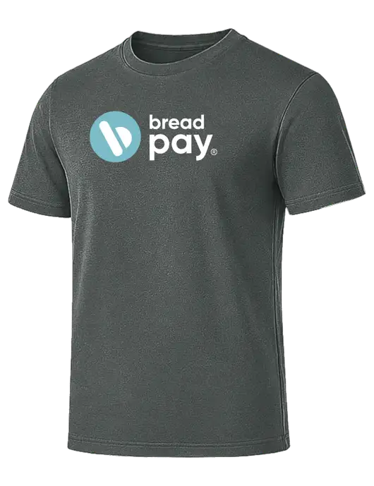 Allmade Dark Grey Heavyweight 6.75 oz Cotton T‑Shirt w/Bread Pay Logo